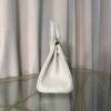 Birkin 25 Glacier White Matte Alligator Gold Hardware Birkin 25 Glacier White Matte Alligator Gold Hardware Retourne Bag