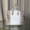 Hermes Birkin 25 Himalaya - Handcrafted Handcrafted Birkin 25 Himalaya Niloticus Crocodile bag with Palladium hardware