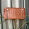 Birkin-25-Matte-Fauve-Alligator Birkin 25 Fauve Matte Alligator Gold Hardware matte brown exotic leather luxury handbag
