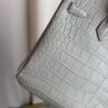 Birkin-25-Retourne-Gris-Perle-80-Matte-Alligator Birkin 25 Retourne Gris Perle 80 Matte Alligator With Palladium Hardware PHW