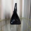 Birkin-25-Retourne-Black-Shiny-Niloticus-Crocodile-GHW Birkin Retourne 25 Black Shiny Niloticus Crocodile With Gold Hardware GHW