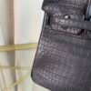 Birkin 25 Matte Black Niloticus Crocodile PHW Birkin 25 Matte Black Niloticus Crocodile Palladium Hardware
