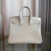 Birkin 25 Matte Alligator Blanc Glacier Birkin 25 Retourne Matte Alligator Blanc Glacier PHW