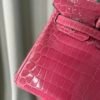 birkin-25-shiny-niloticus-crocodile-rose-scheherazade-phw Birkin 25 Retourne Shiny Niloticus Crocodile Rose Schéhérazade Palladium Hardware bag