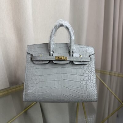birkin-20-sellier-gris-cendre-matte-alligator-gold-hardware Birkin 20 Sellier bag in Gris Cendre Matte Alligator with Gold Hardware