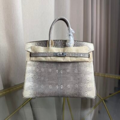 birkin-25-retourne-lizard-naturel-palladium-hardware Birkin 25 Retourne bag in Lizard Naturel with Palladium Hardware