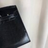 Birkin-Sellier-20-Black-Shiny-Lizard-Gold-Hardware Birkin Sellier 20 Black Shiny Lizard Gold Hardware bag front view