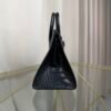 Birkin-Sellier-20-Black-Matte-Alligator-Gold-Hardware Birkin Sellier 20 Black Matte Alligator Gold Hardware bag front view
