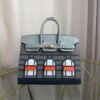 Birkin-Faubourg-20-Midnight-Blue-Matte-Mississippiensis-Alligator-Gold-Hardware Birkin Faubourg 20 Midnight Blue Matte Alligator Epsom bag front view