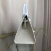 Birkin-Faubourg-20-Day-White-Matte-Mississippiensis-Alligator-Silver-Hardware Birkin Faubourg 20 Day White Matte Alligator Epsom bag front view
