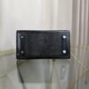 Birkin-Sellier-20-Black-Shiny-Lizard-Silver-Hardware Birkin Sellier 20 Black Shiny Lizard Silver Hardware bag front view