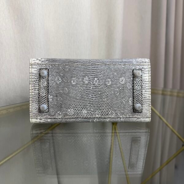 Birkin Sellier 20 in Ombre Lizard with Palladium Hardware. Birkin-Sellier-20-Ombre-Naturel-Lizard-Silver-Hardware