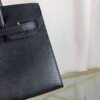 Birkin-Sellier-20-Black-Shiny-Lizard-Gold-Hardware Birkin Sellier 20 Black Shiny Lizard Gold Hardware bag front view