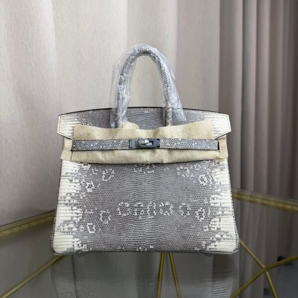 birkin-25-retourne-lizard-naturel-palladium-hardware Birkin 25 Retourne bag in Lizard Naturel with Palladium Hardware