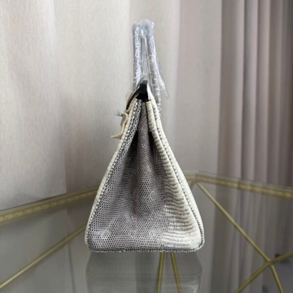 birkin-25-retourne-lizard-naturel-palladium-hardware Birkin 25 Retourne bag in Lizard Naturel with Palladium Hardware