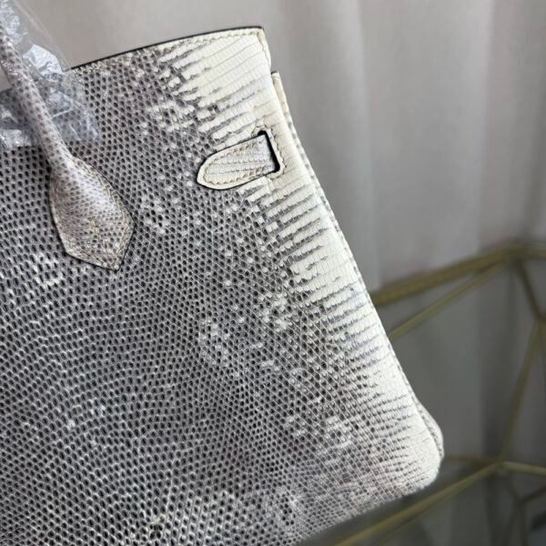 birkin-25-retourne-lizard-naturel-palladium-hardware Birkin 25 Retourne bag in Lizard Naturel with Palladium Hardware