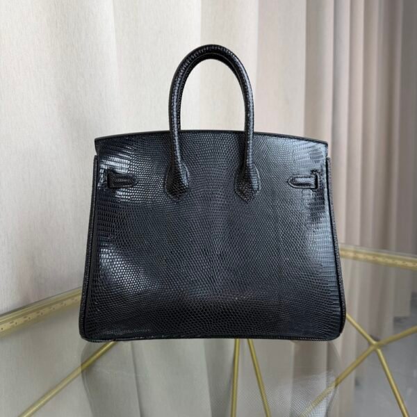Birkin-25-Black-Shiny-Lizard-Gold-Hardware Birkin 25 Black Shiny Lizard Gold Hardware bag