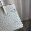 Birkin-25-Blanc-Ostrich-Gold-Hardware Birkin 25 Blanc Ostrich Gold Hardware bag