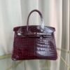 Birkin-30-Bordeaux-Shiny-Niloticus-Crocodile-Gold-Hardware Birkin 30 Bordeaux Shiny Niloticus Crocodile Gold Hardware bag