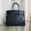 Birkin-30-Black-Shiny-Lizard-Palladium-Hardware Birkin 30 Black Shiny Lizard Palladium Hardware bag