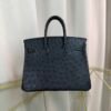 Birkin 25 in Black Ostrich with Gold Hardware. Birkin 25 Black Ostrich Gold Hardware bag