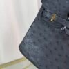 Birkin 25 in Black Ostrich with Gold Hardware. Birkin 25 Black Ostrich Gold Hardware bag