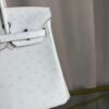 Birkin-25-Glacier-White-Ostrich-Palladium-Hardware Birkin 25 Glacier White Ostrich Palladium Hardware bag