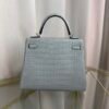 Kelly-25-Gris-Perle-Matte-Alligator-Palladium-Hardware Kelly 25 Gris Perle Matte Alligator Palladium Hardware bag