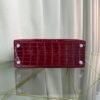 Kelly-Sellier-28-Braise-Shiny-Porosus-Crocodile-Palladium-Hardware Kelly Sellier 28 Braise Shiny Porosus Crocodile Palladium Hardware bag