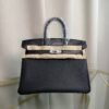 Birkin-25-Touch-Black-Togo-and-Matte-Alligator-Touch-Palladium-Hardware Birkin 25 Touch Black Togo and Matte Alligator Touch Palladium Hardware bag