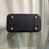 Birkin-25-Retourne-Black-Togo-and-Shiny-Alligator-Touch-Gold-Hardware Birkin 25 Retourne Black Togo and Shiny Alligator Touch Gold Hardware bag