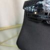 Birkin-25-Retourne-Black-Togo-and-Shiny-Alligator-Touch-Gold-Hardware Birkin 25 Retourne Black Togo and Shiny Alligator Touch Gold Hardware bag