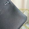 Birkin-25-Retourne-Black-Togo-and-Shiny-Alligator-Touch-Gold-Hardware Birkin 25 Retourne Black Togo and Shiny Alligator Touch Gold Hardware bag