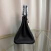 Birkin-25-Retourne-Black-Togo-and-Matte-Alligator-Touch-Palladium-Hardware Birkin 25 Retourne Black Togo and Matte Alligator Touch Palladium Hardware bag