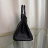 Birkin 25 Retourne Style Black Togo and Matte Alligator Touch Palladium Hardware