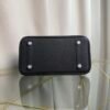 Birkin 25 Retourne Style Black Togo and Matte Alligator Touch Palladium Hardware