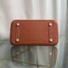 Birkin 25 Retourne Style Gold Togo and Saddle Matte Alligator Touch Gold Hardware bag