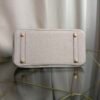 Birkin 30 Retourne Style Nata Togo and Bleu Brume Matte Alligator Touch Gold Hardware