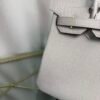 Birkin 30 Retourne Style Nata Togo and Bleu Brume Matte Alligator Touch Gold Hardware