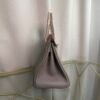 Birkin 30 Retourne Style Etain Togo and Etoupe Shiny Porosus Crocodile Touch Palladium Hardware