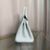 Birkin 25 Retourne Style Vert Fizz Chèvre Mysore with Palladium Hardware