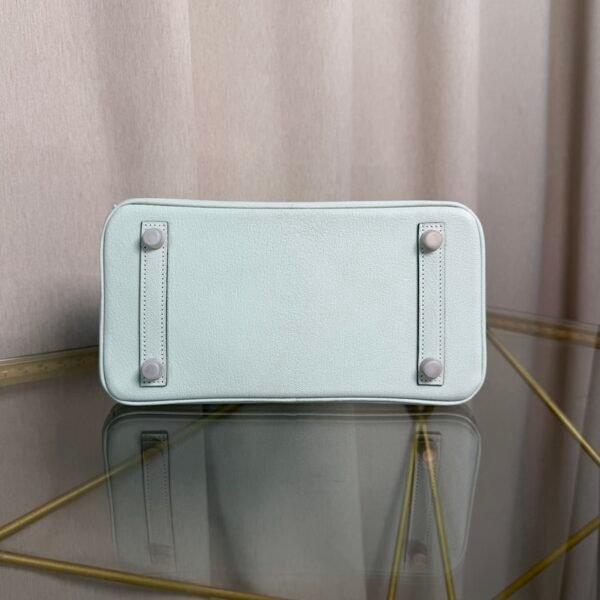 Birkin 25 Retourne Style Vert Fizz Chèvre Mysore with Palladium Hardware