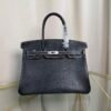 Birkin 30 Retourne Style Noir Rouge de Coeur Chèvre Mysore BPHW Birkin 30 Retourne Style Noir and Rouge de Coeur Chèvre Mysore with Brushed Palladium Hardware
