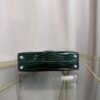 Mini Kelly II Sellier Style 20 Shiny Alligator Vert Émeraude with Palladium Hardware