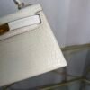 Kelly-Sellier-20-Beton-Matte-Alligator-Gold-Hardware Kelly Sellier 20 Style Beton Matte Alligator Gold Hardware