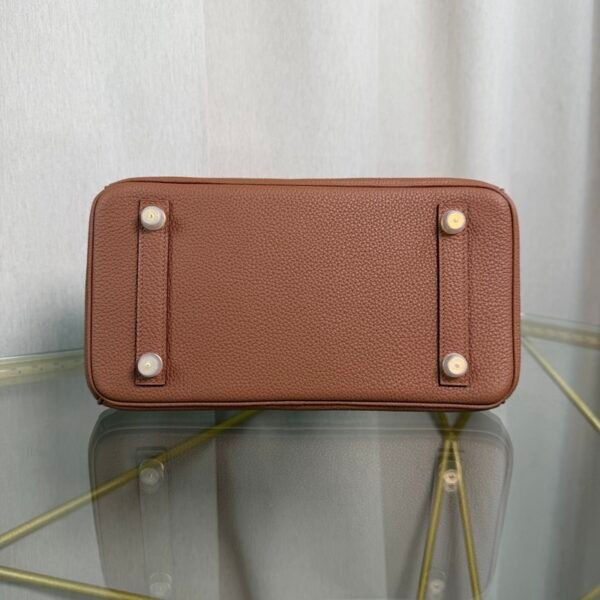 Birkin 25 Retourne Style Gold Togo and Matte Alligator Touch Gold Hardware