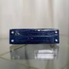 Mini Kelly II Sellier 20 Style Shiny Alligator Bleu Maritime with Palladium Hardware