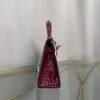 Mini Kelly II Sellier 20 Style Shiny Alligator Rouge H with Gold Hardware