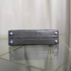 Kelly Sellier 20 Style Bag Gris Ciment Matte Alligator with Palladium Hardware