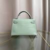 Kelly Sellier 20 Style Vert Peppermint Matte Alligator Palladium Hardware